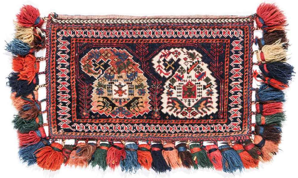 Antique Persian Afshar Tribal Bag, No.27134 - Galerie Shabab
