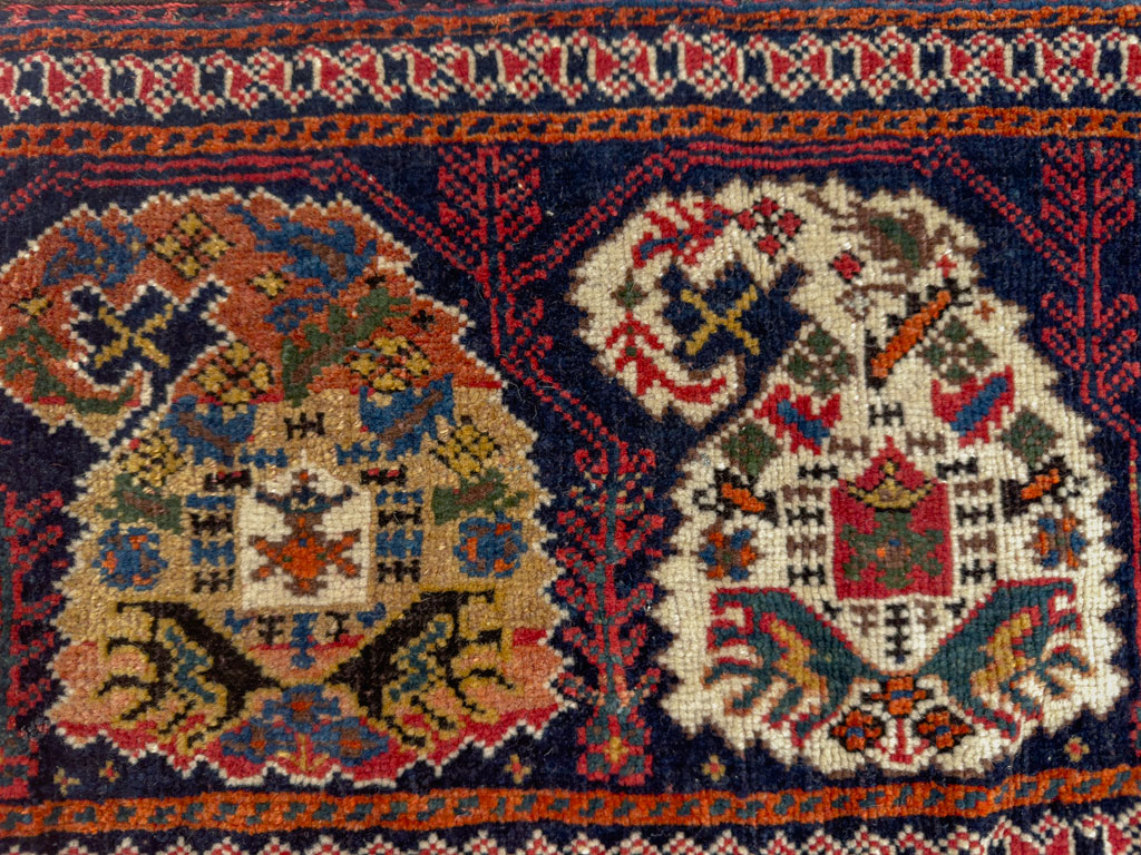 Antique Persian Afshar Tribal Bag, No.27134 - Galerie Shabab