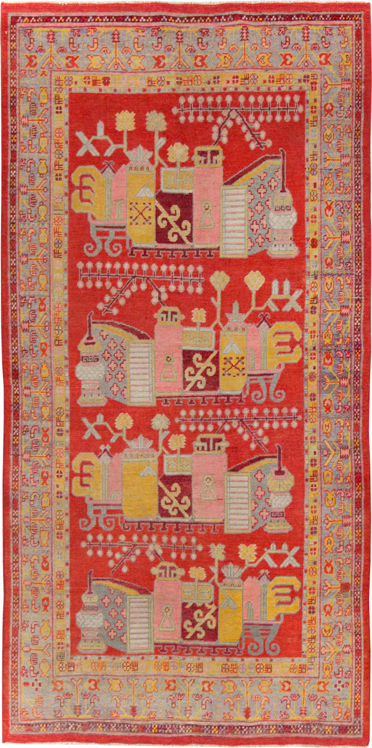 Antique Khotan Rug, No.27135 - Galerie Shabab