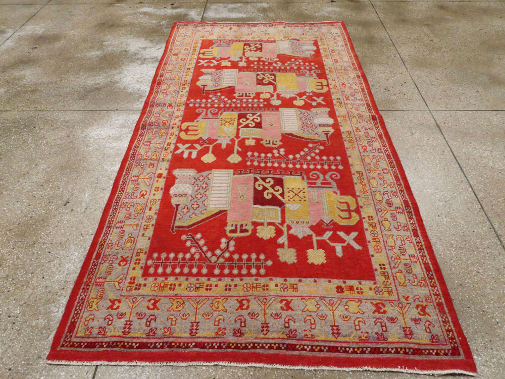 Antique Khotan Rug, No.27135 - Galerie Shabab