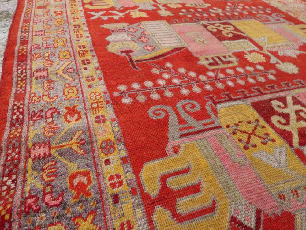 Antique Khotan Rug, No.27135 - Galerie Shabab