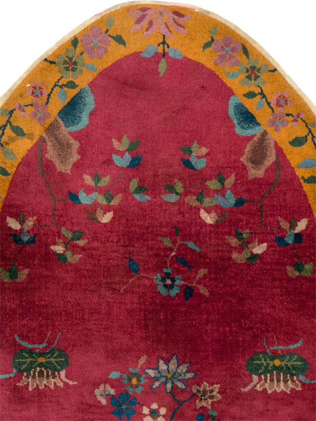 Vintage Chinese Deco Rug, No.27137 - Galerie Shabab