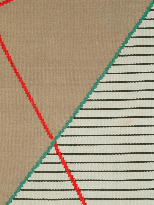 Vintage Czech Kilim Flatweave By Antonin Kybal, No.27138 - Galerie Shabab
