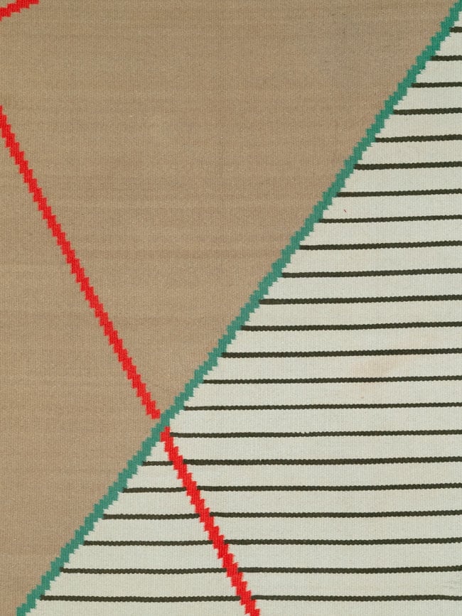Vintage Czech Kilim Flatweave By Antonin Kybal, No.27138 - Galerie Shabab