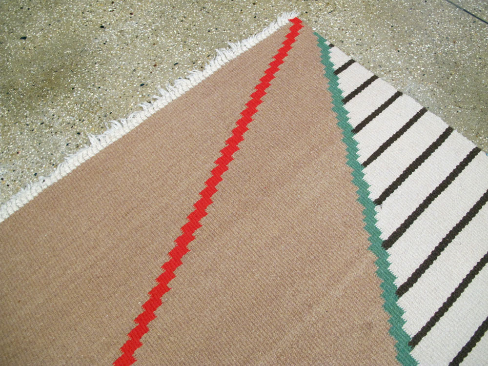 Vintage Czech Kilim Flatweave By Antonin Kybal, No.27138 - Galerie Shabab