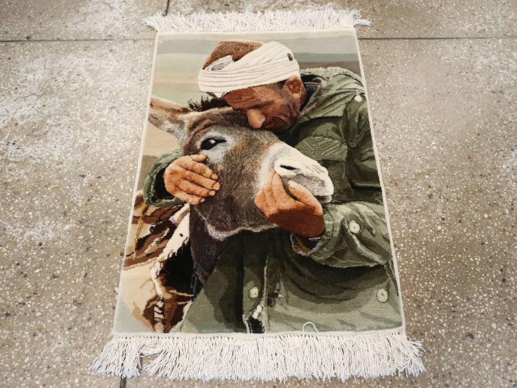 Modern Persian Tabriz Pictorial Rug, No.27140 - Galerie Shabab