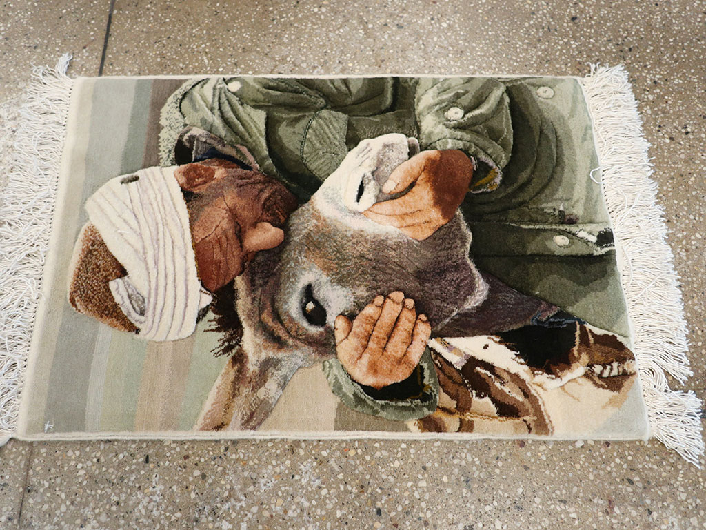 Modern Persian Tabriz Pictorial Rug, No.27140 - Galerie Shabab