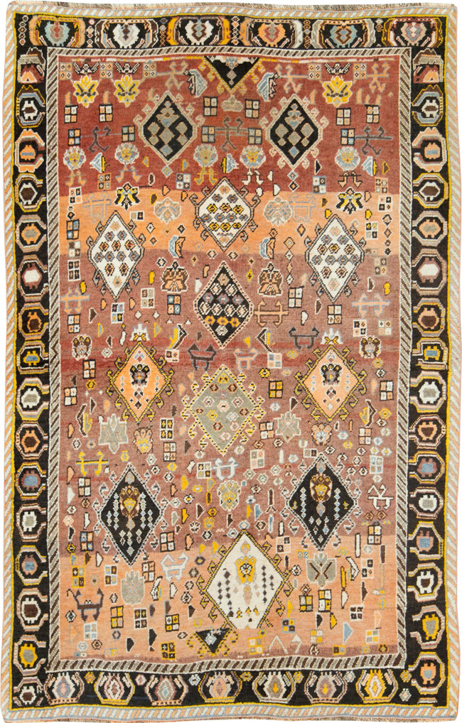 Vintage Persian Gabbeh Rug, No.27142 - Galerie Shabab