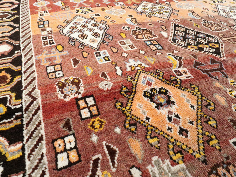 Vintage Persian Gabbeh Rug, No.27142 - Galerie Shabab