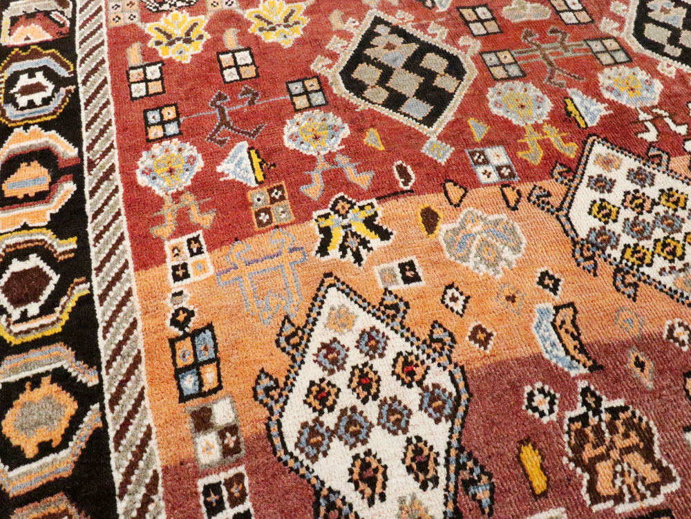 Vintage Persian Gabbeh Rug, No.27142 - Galerie Shabab