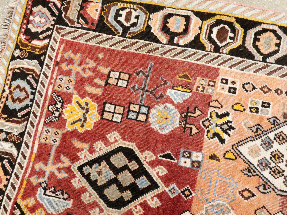 Vintage Persian Gabbeh Rug, No.27142 - Galerie Shabab