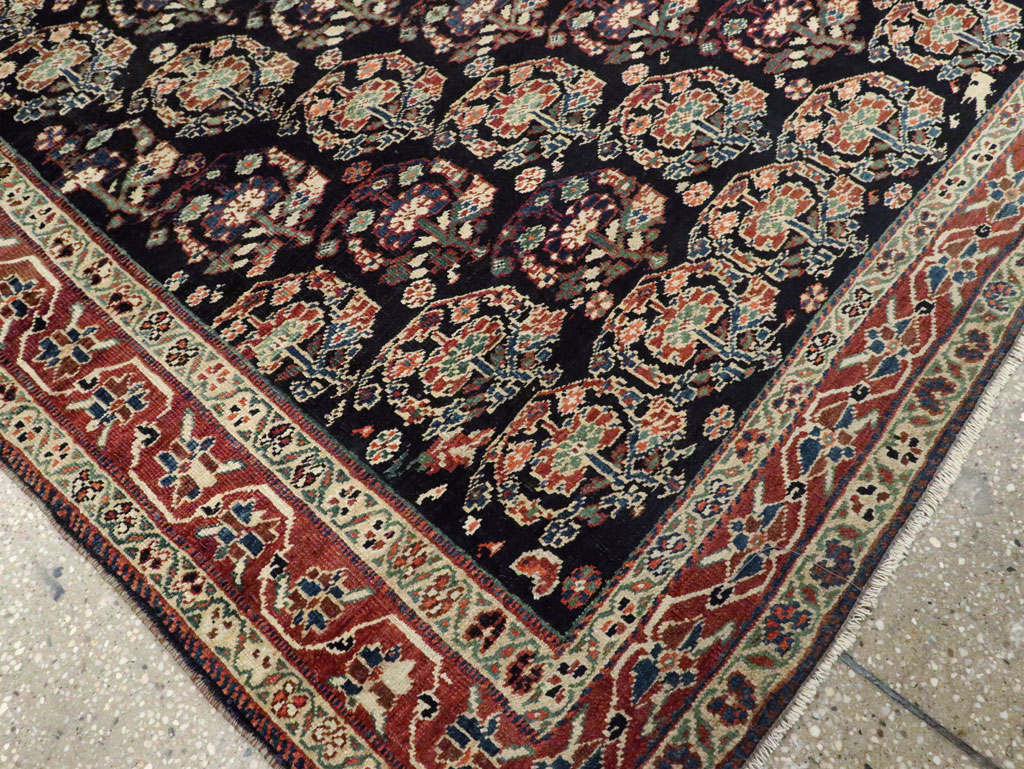 Antique Persian Pictorial Shiraz Carpet, No.27143 - Galerie Shabab