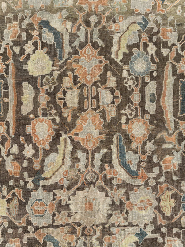 Antique Persian Mahal Room Size Carpet, No.27144 - Galerie Shabab