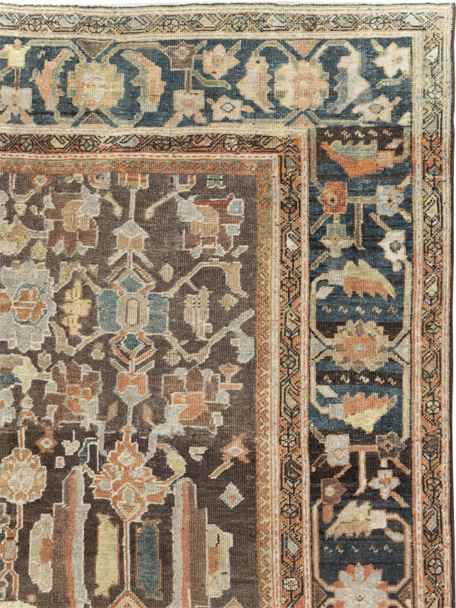 Antique Persian Mahal Room Size Carpet, No.27144 - Galerie Shabab