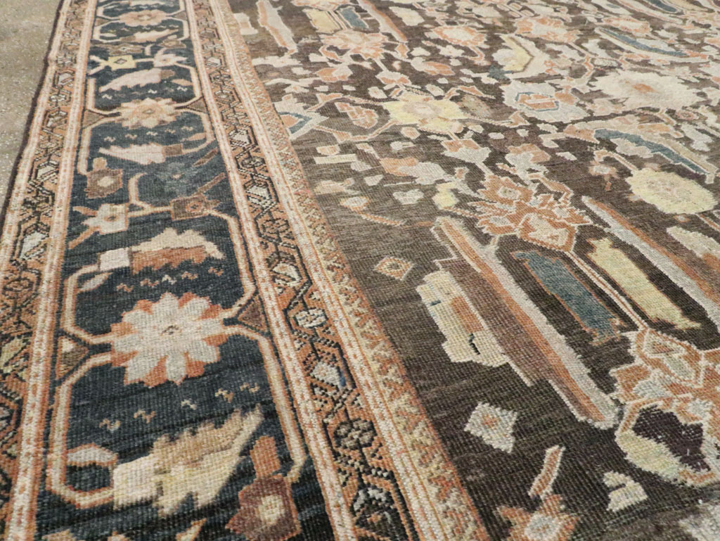 Antique Persian Mahal Room Size Carpet, No.27144 - Galerie Shabab
