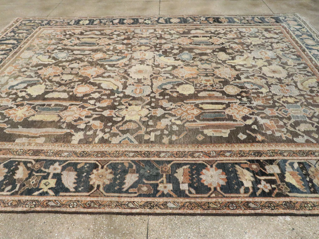 Antique Persian Mahal Room Size Carpet, No.27144 - Galerie Shabab