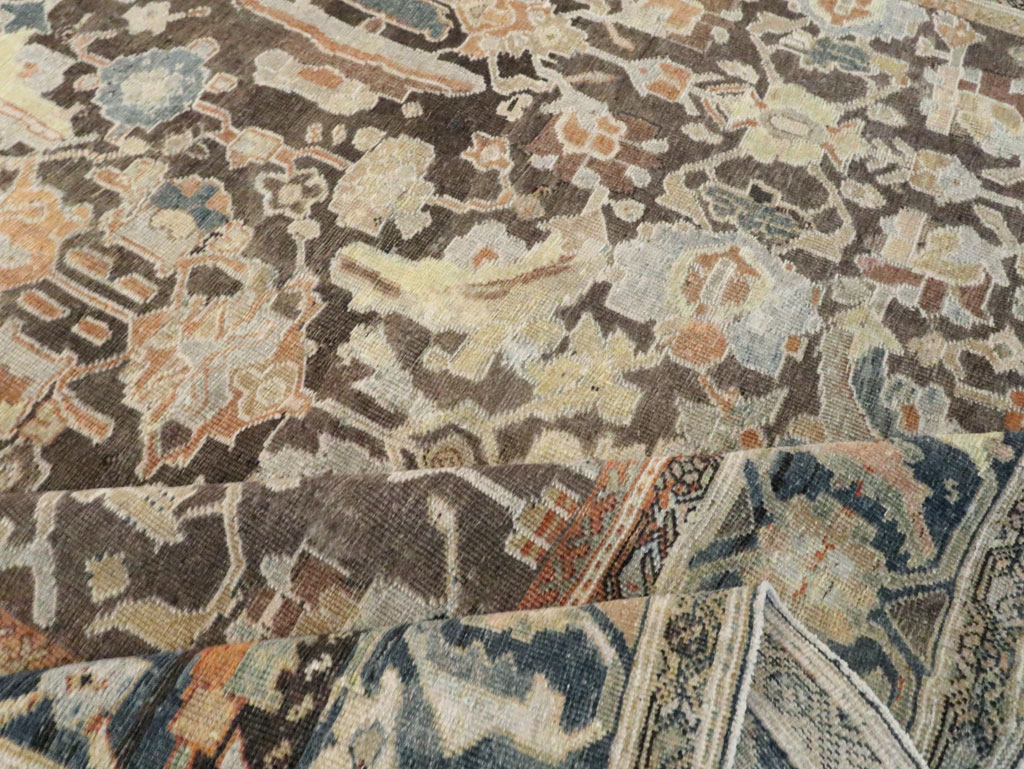 Antique Persian Mahal Room Size Carpet, No.27144 - Galerie Shabab