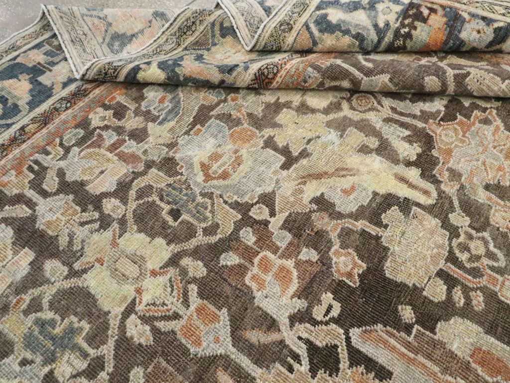 Antique Persian Mahal Room Size Carpet, No.27144 - Galerie Shabab