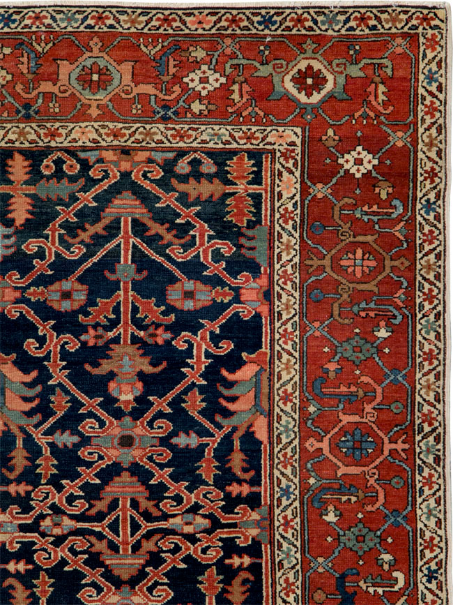 Antique Persian Heriz Rug, No.27145 - Galerie Shabab