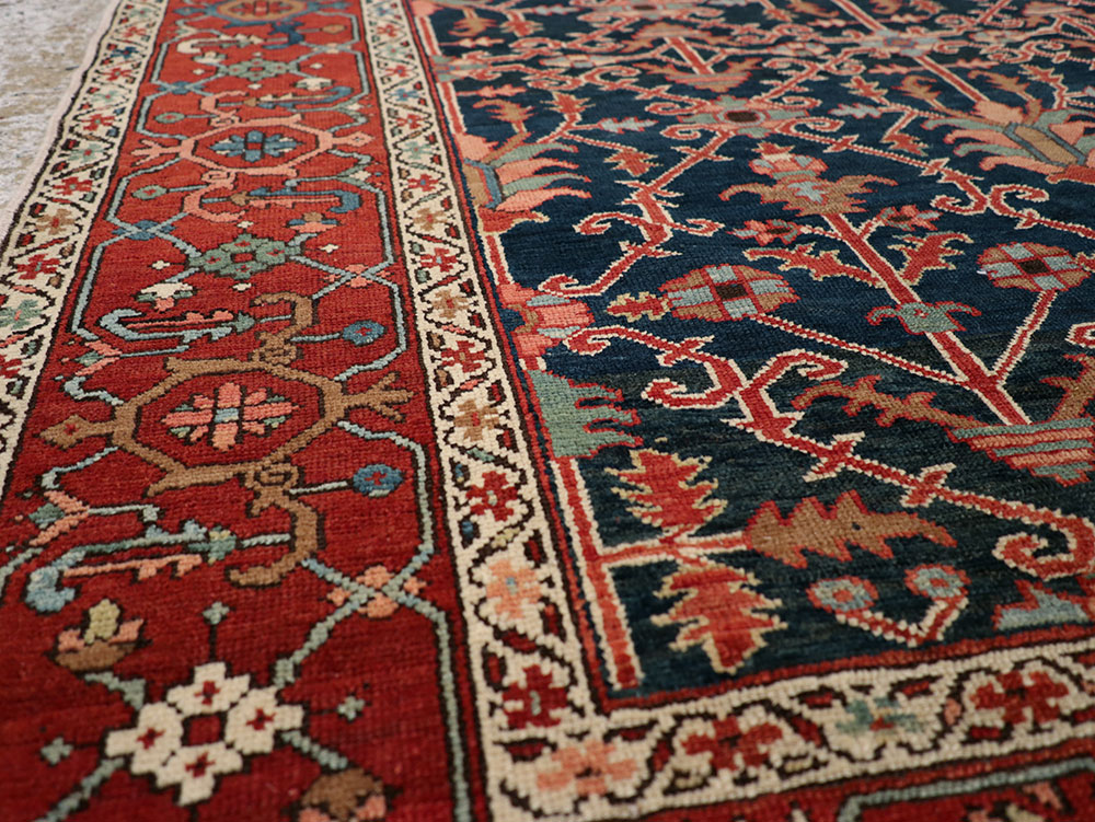 Antique Persian Heriz Rug, No.27145 - Galerie Shabab