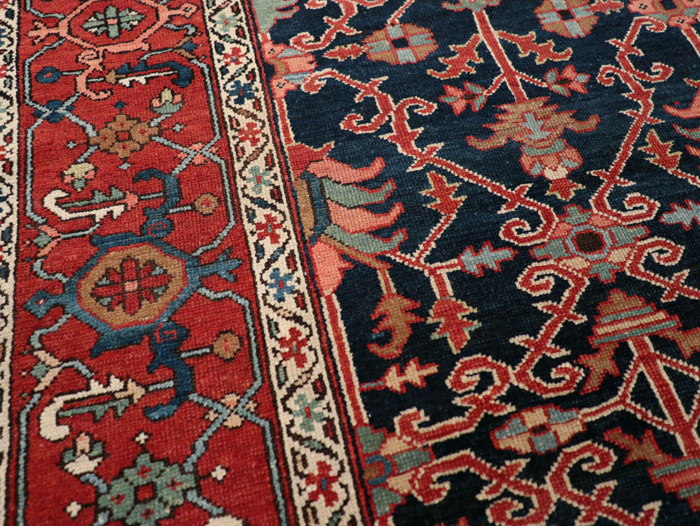 Antique Persian Heriz Rug, No.27145 - Galerie Shabab