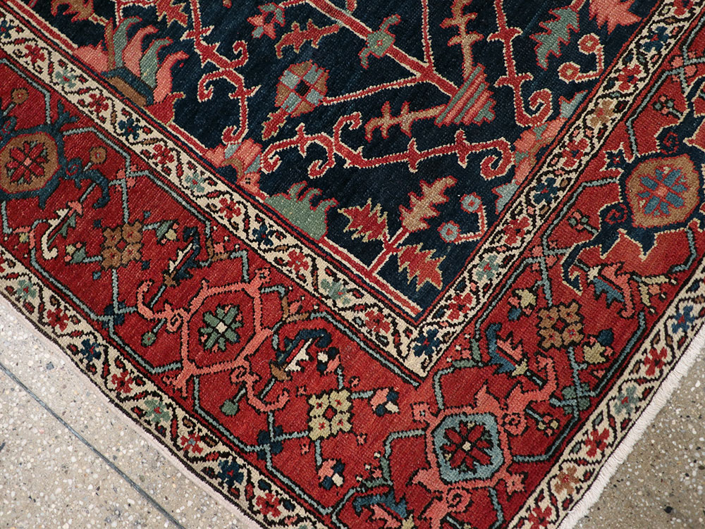 Antique Persian Heriz Rug, No.27145 - Galerie Shabab