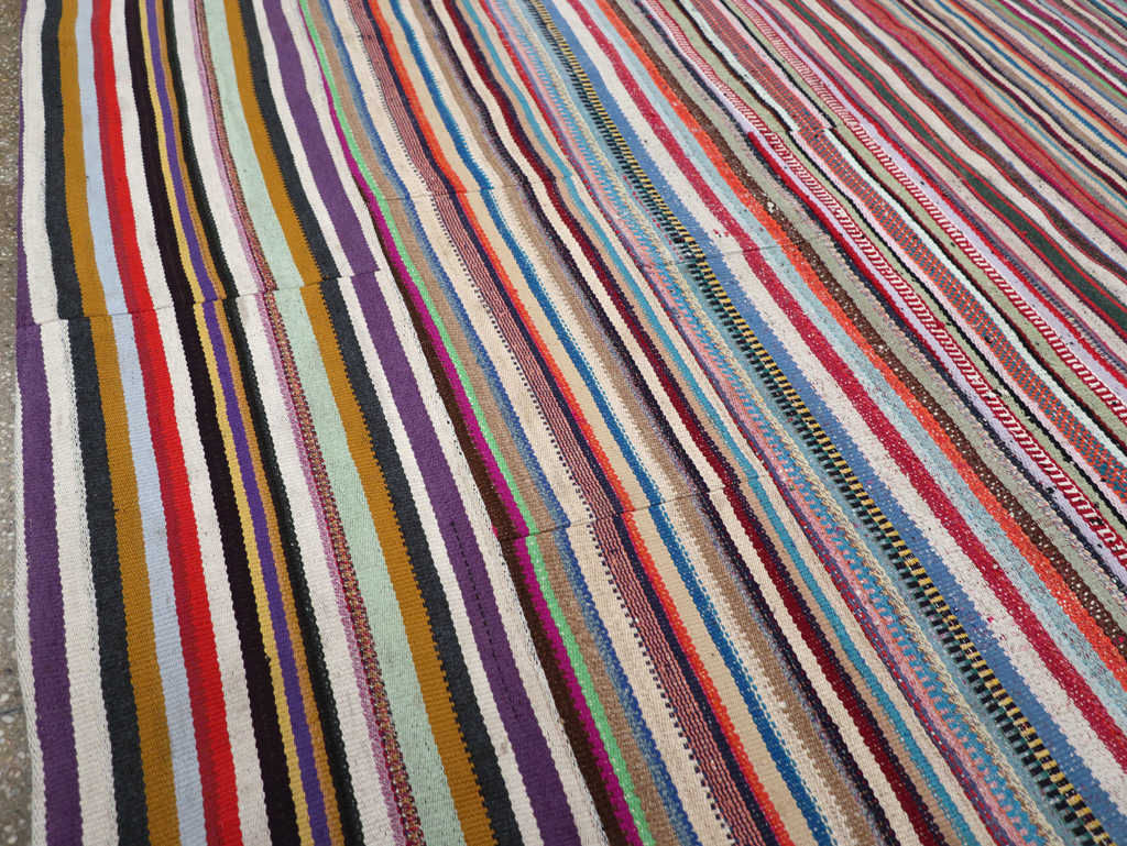 Vintage Turkish Flatweave Kilim , No.27149 - Galerie Shabab