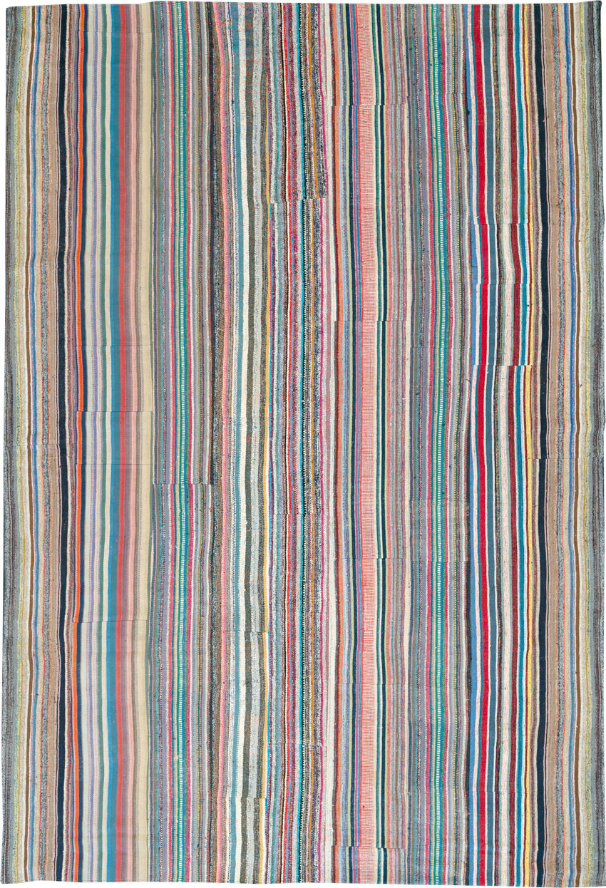 Vintage Turkish Flatweave Kilim , No.27152 - Galerie Shabab