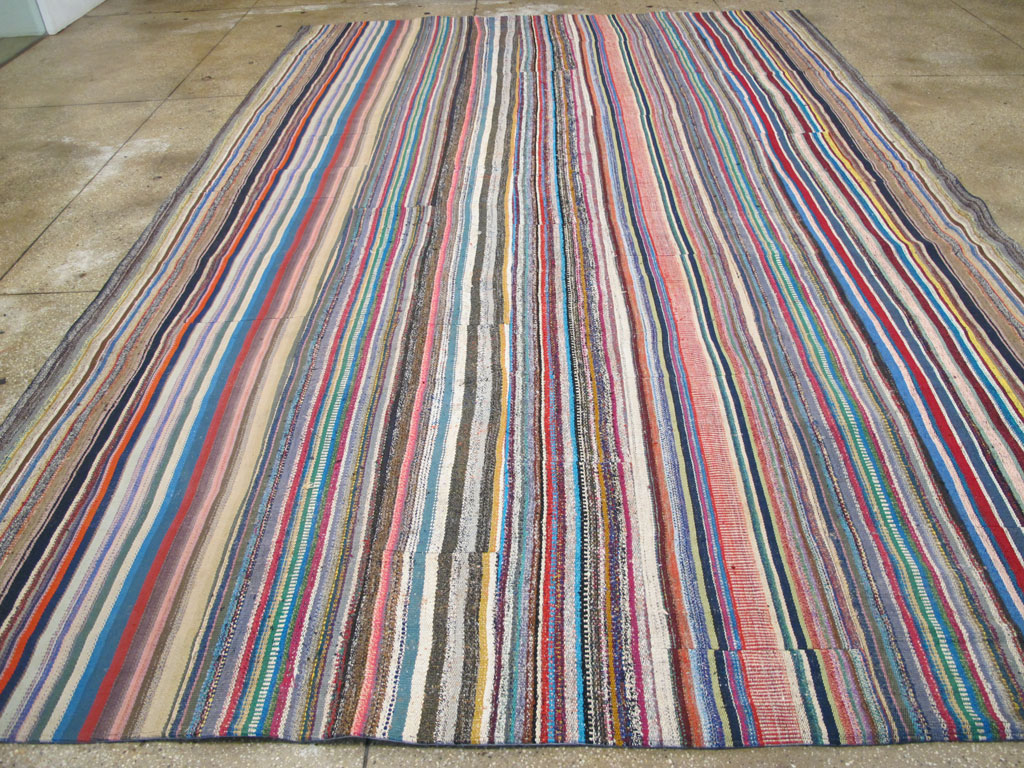 Vintage Turkish Flatweave Kilim , No.27152 - Galerie Shabab