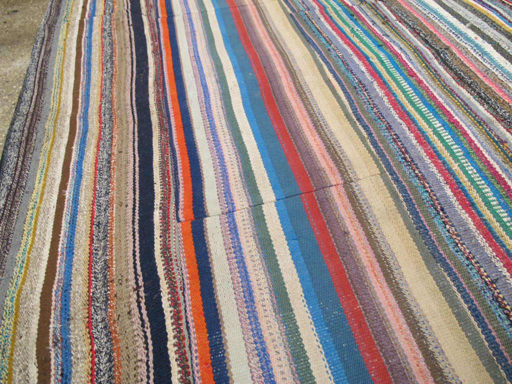 Vintage Turkish Flatweave Kilim , No.27152 - Galerie Shabab
