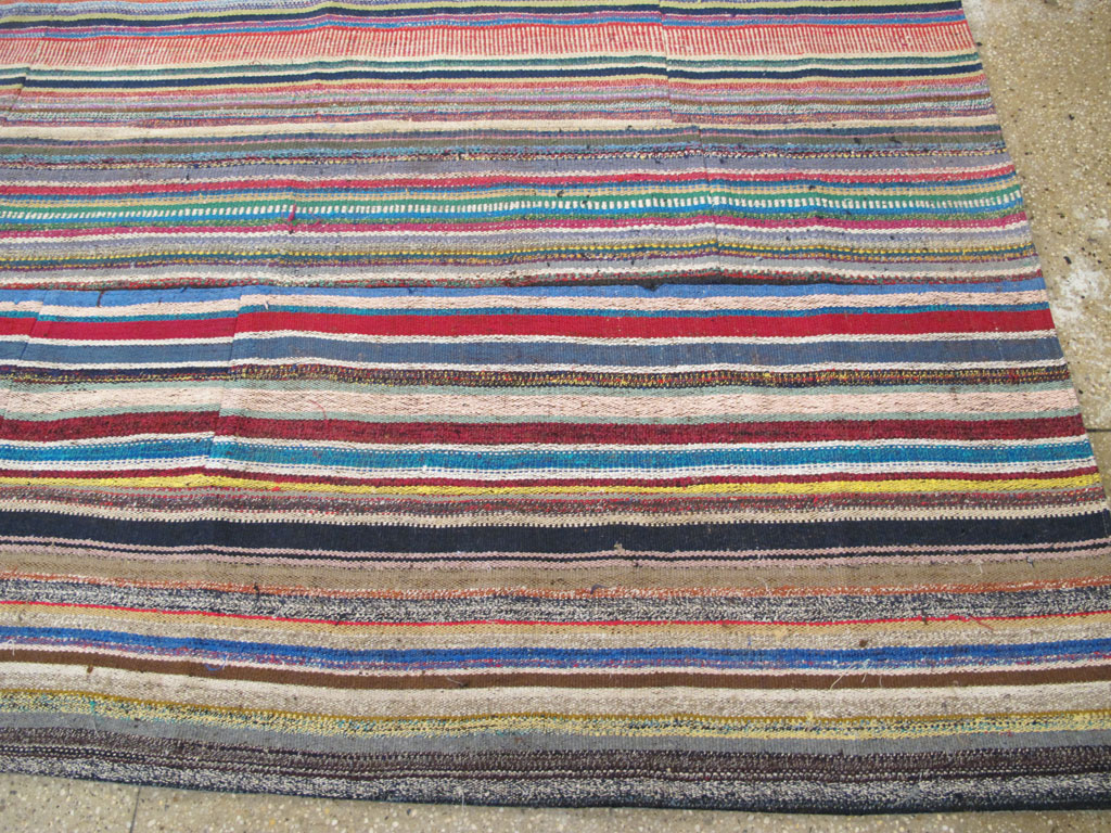 Vintage Turkish Flatweave Kilim , No.27152 - Galerie Shabab