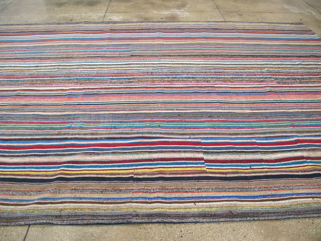Vintage Turkish Flatweave Kilim , No.27152 - Galerie Shabab