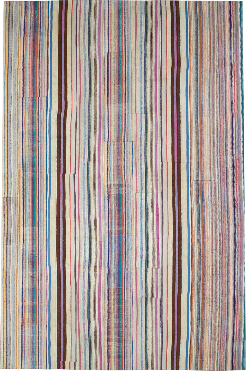 Vintage Turkish Flatweave Kilim, No.27153 - Galerie Shabab