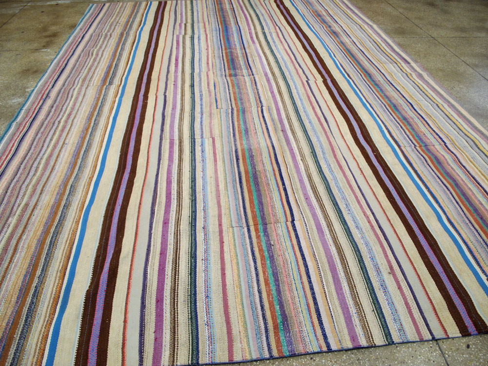 Vintage Turkish Flatweave Kilim, No.27153 - Galerie Shabab