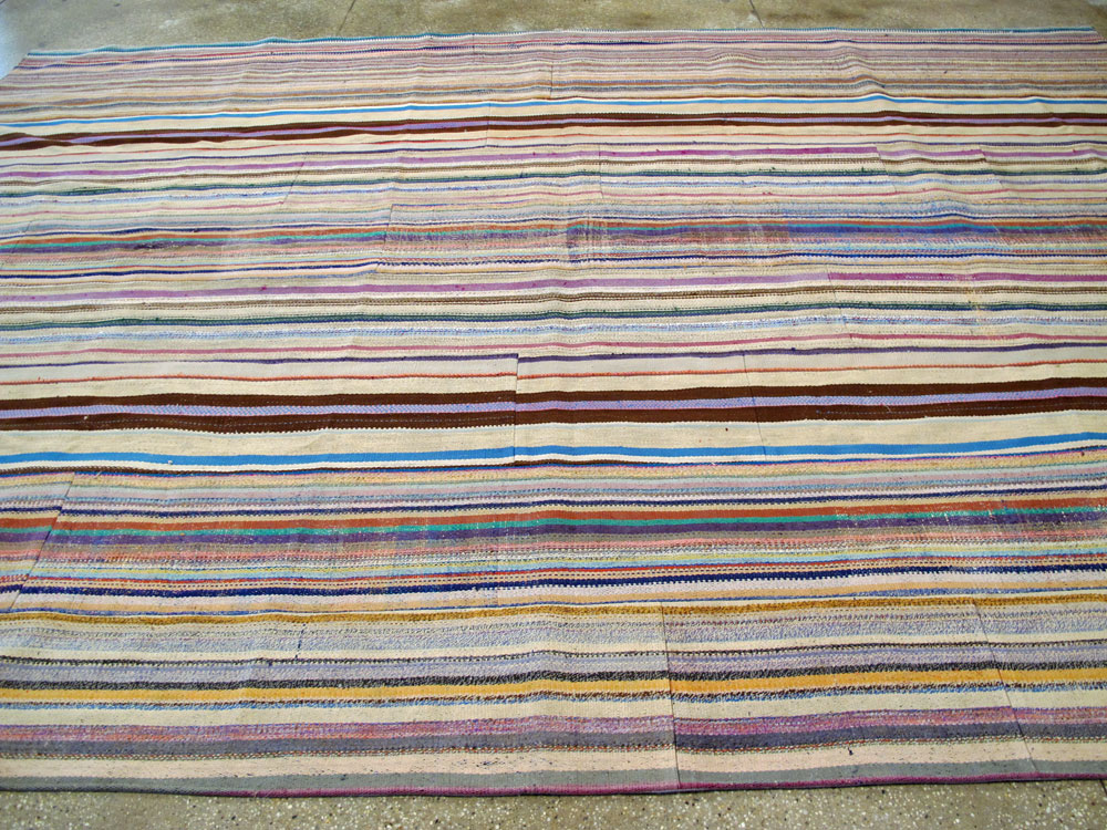 Vintage Turkish Flatweave Kilim, No.27153 - Galerie Shabab