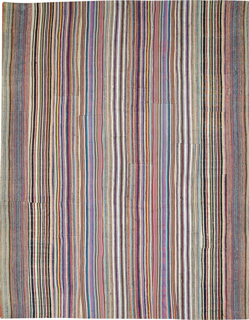 Vintage Turkish Flatweave Kilim, No.27156 - Galerie Shabab