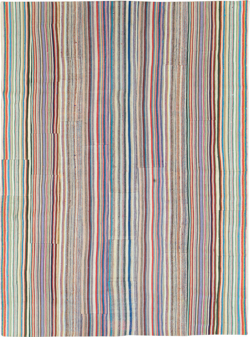 Vintage Turkish Flatweave Kilim , No.27158 - Galerie Shabab