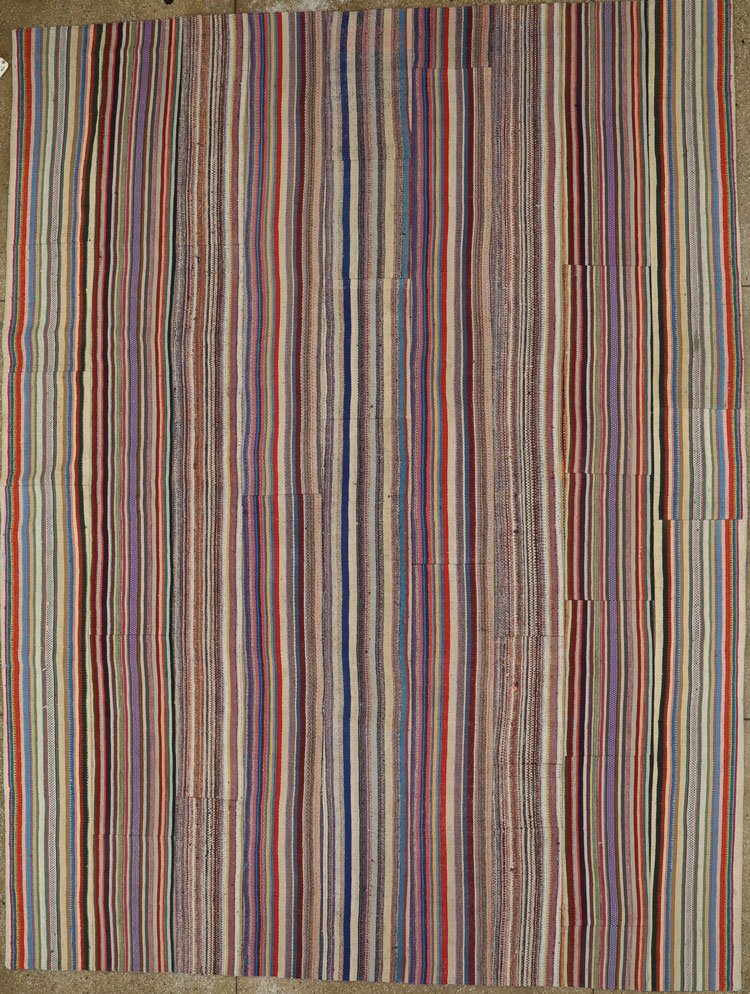 Vintage Turkish Flatweave Kilim , No.27158 - Galerie Shabab