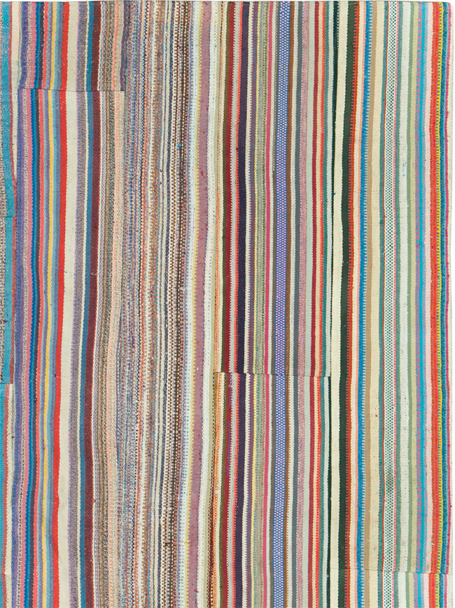 Vintage Turkish Flatweave Kilim , No.27158 - Galerie Shabab