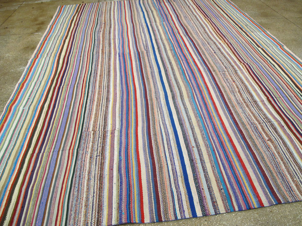 Vintage Turkish Flatweave Kilim , No.27158 - Galerie Shabab