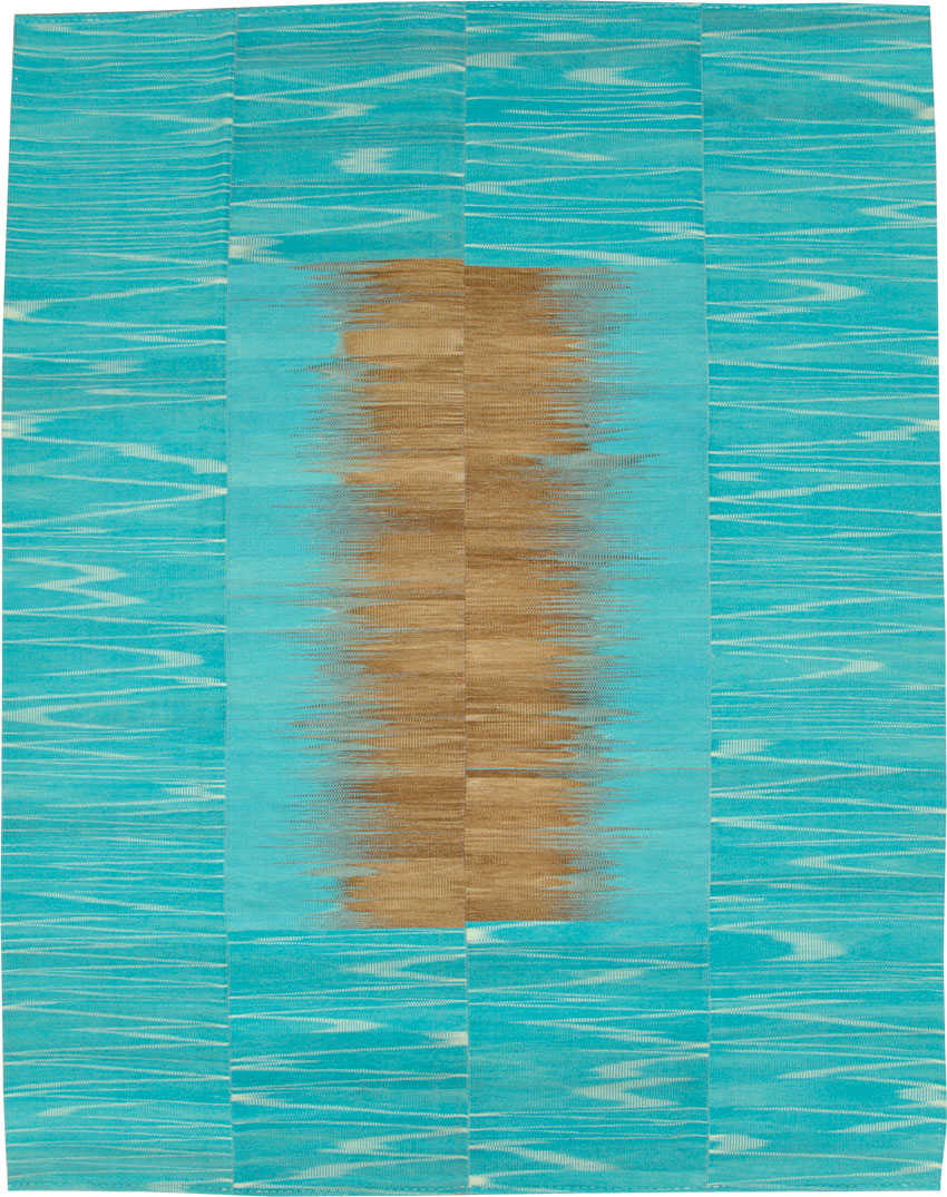 Modern Turkish Flatweave Kilim, No.27161 - Galerie Shabab