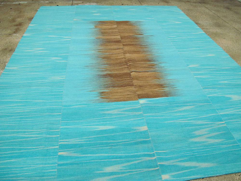 Modern Turkish Flatweave Kilim, No.27161 - Galerie Shabab