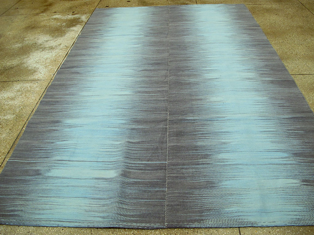 Modern Turkish Flatweave Kilim, No.27162 - Galerie Shabab
