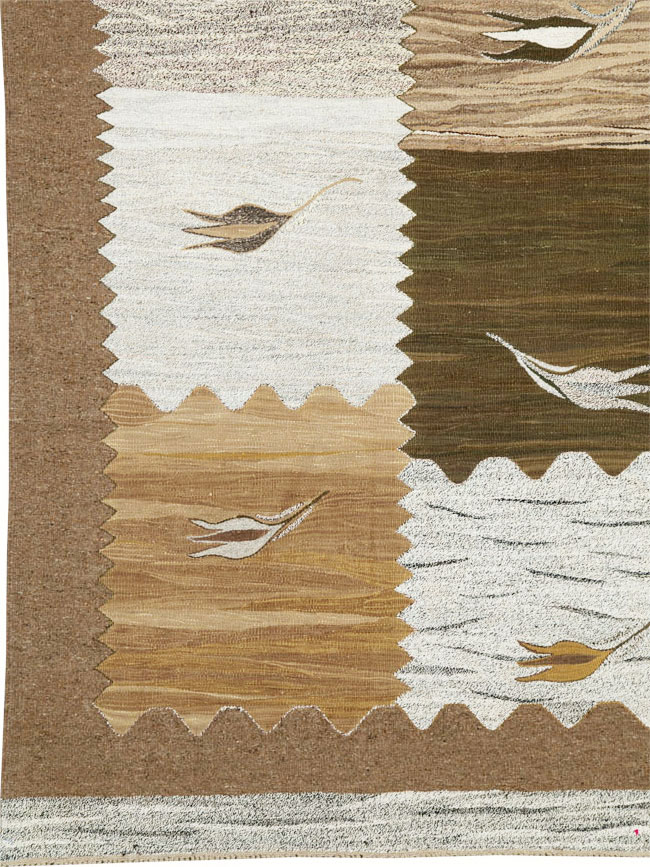 Modern Turkish Flatweave Kilim, No.27165 - Galerie Shabab