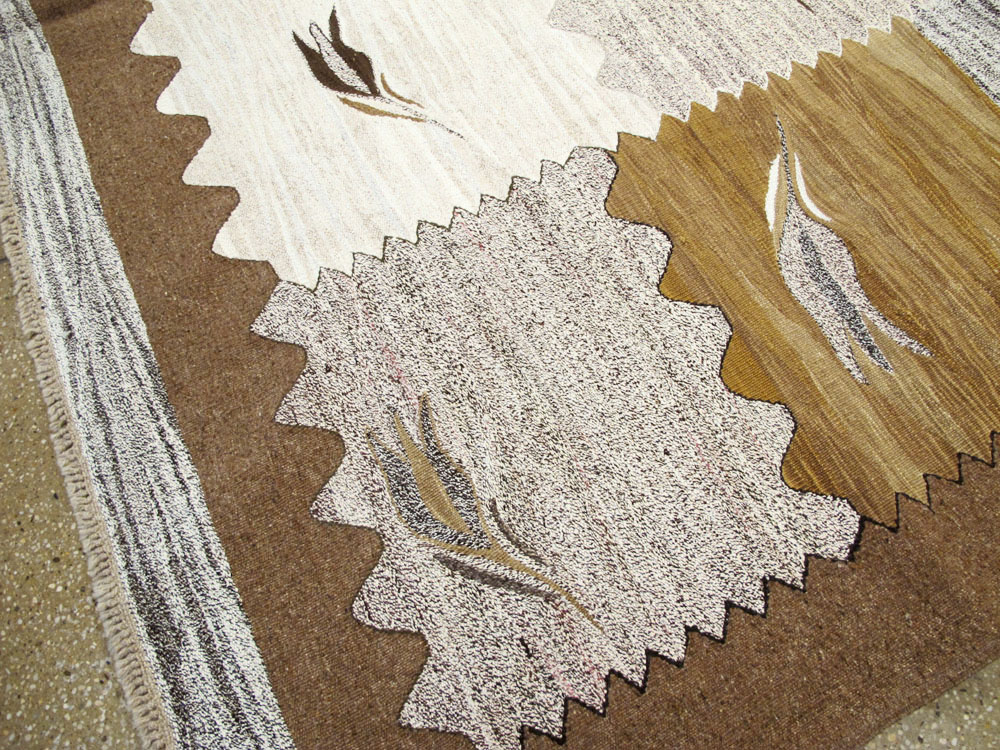 Modern Turkish Flatweave Kilim, No.27165 - Galerie Shabab