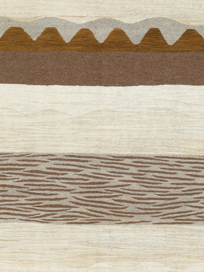 Modern Turkish Flatweave, No.27166 - Galerie Shabab