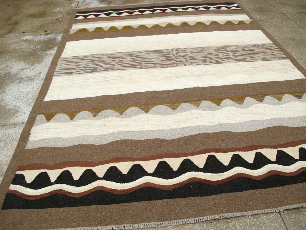 Modern Turkish Flatweave, No.27166 - Galerie Shabab