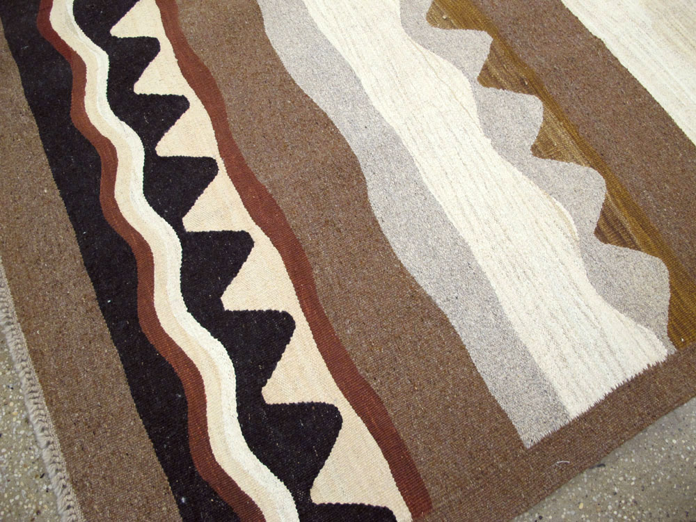 Modern Turkish Flatweave, No.27166 - Galerie Shabab