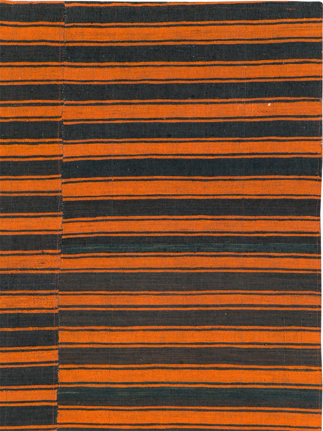 Vintage Turkish Flatweave Kilim Accent Rug, No.27175 - Galerie Shabab