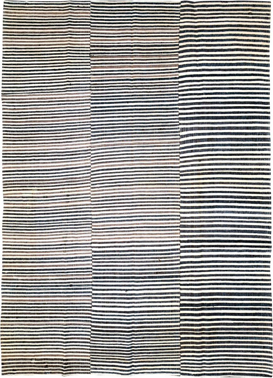 Vintage Turkish Flatweave Rug, No.27178 - Galerie Shabab